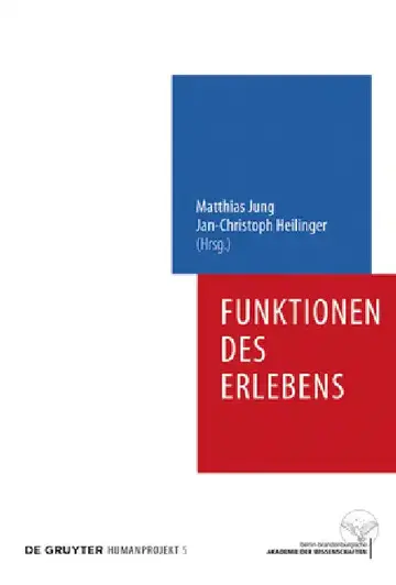 Cover of Funktionen des Erlebens