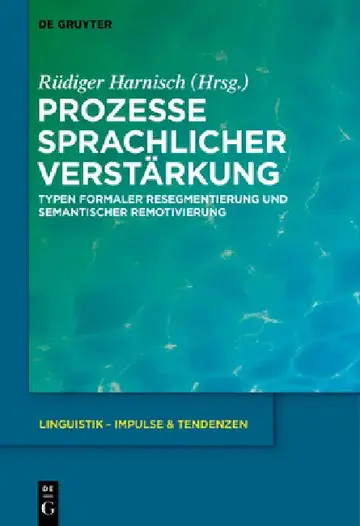 Cover of Prozesse sprachlicher Verstärkung