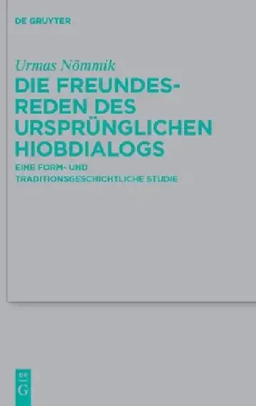 Cover of Die Freundesreden des ursprünglichen Hiobdialogs