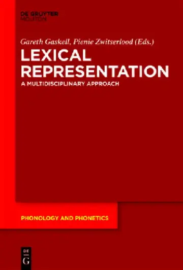 Cover of Lexical Representation