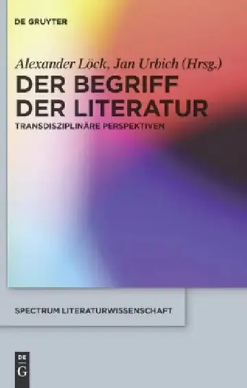 Cover of Der Begriff der Literatur