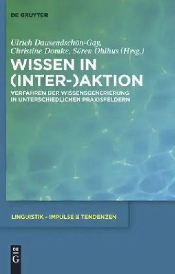 Cover of Wissen in (Inter-)Aktion