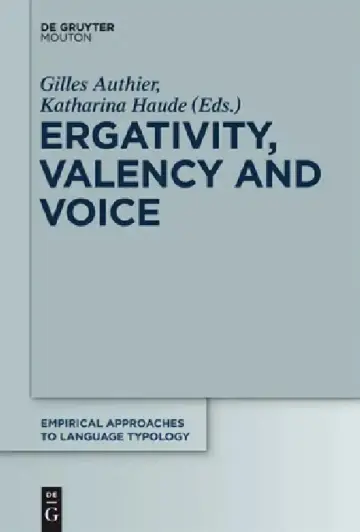 Cover of Ergativity, Valency and Voice