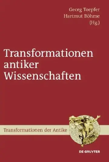 Cover of Transformationen antiker Wissenschaften