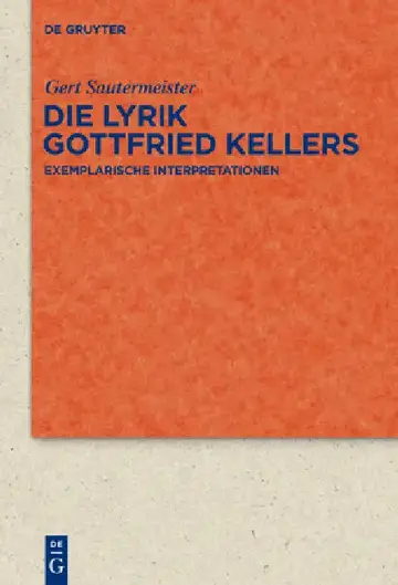 Cover of Die Lyrik Gottfried Kellers
