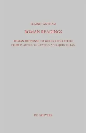 Cover of Roman Readings
