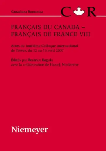 Cover of Français du Canada - Français de France VIII