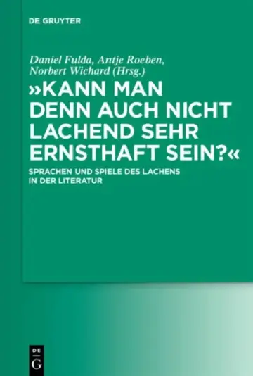 Cover of "Kann man denn auch nicht lachend sehr ernsthaft sein?"