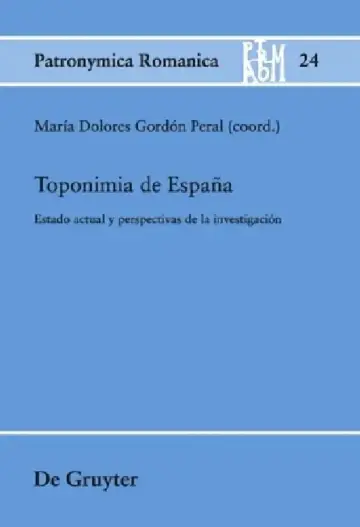 Cover of Toponimia de España