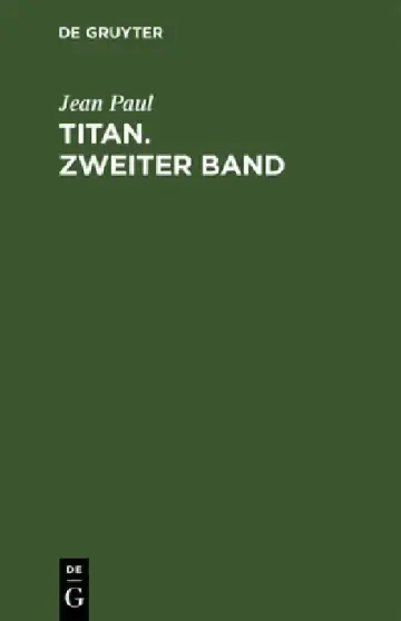 Cover of Titan. Zweiter Band