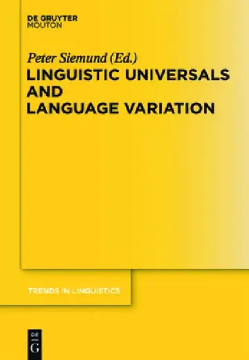Cover of Linguistic Universals and Language Variation
