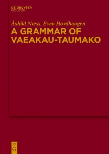 Cover of A Grammar of Vaeakau-Taumako