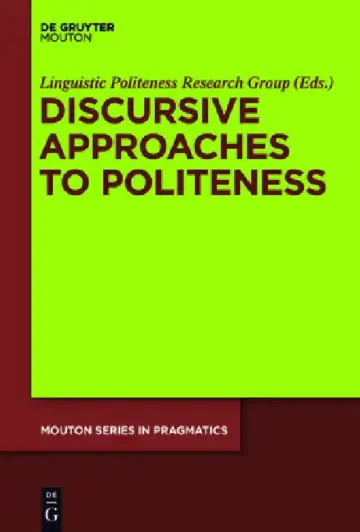 Cover of Discursive Approaches to Politeness