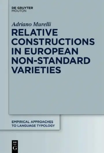 Cover of Relative Constructions in European Non-Standard Varieties