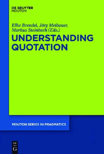 Cover of Understanding Quotation