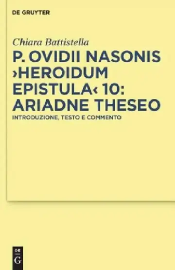 Cover of P. Ovidii Nasonis "Heroidum Epistula" 10