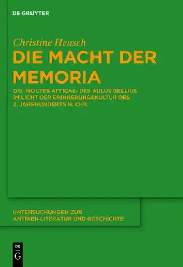 Cover of Die Macht Der Memoria