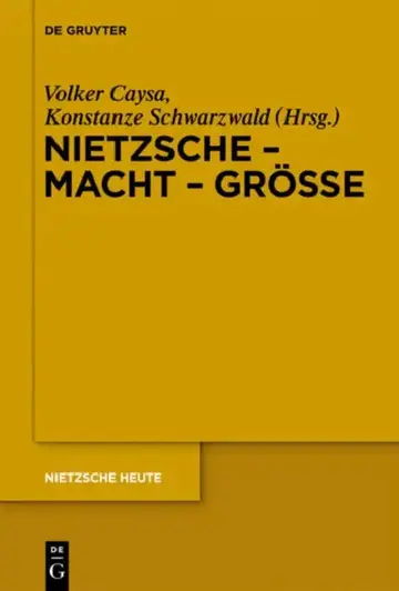Cover of Nietzsche - Macht - Größe