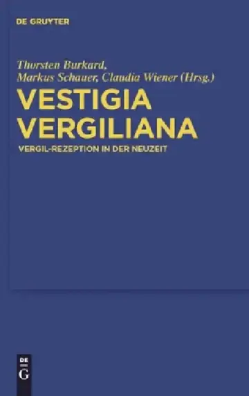 Cover of Vestigia Vergiliana