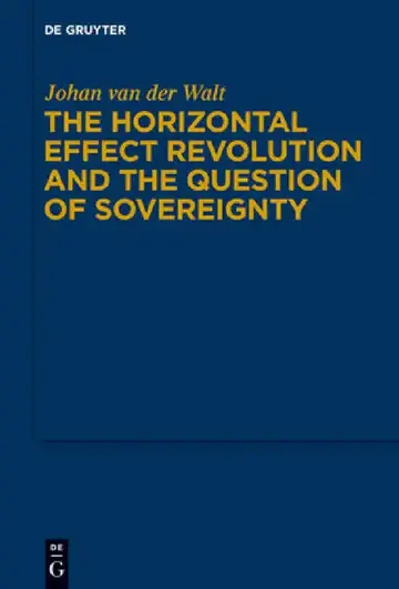 Cover of The Horizontal Effect Revolution and the Question of Sovereignty