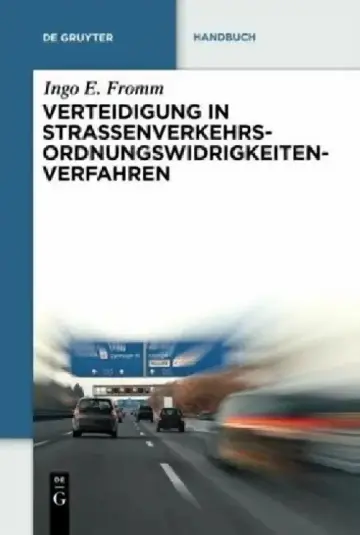 Cover of Verteidigung in Straenverkehrs-Ordnungswidrigkeitenverfahren