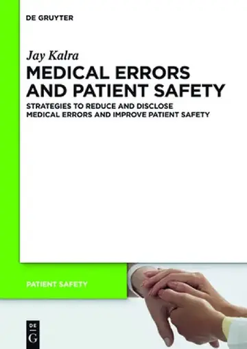 Cover of Medical Errors and Patient Safety