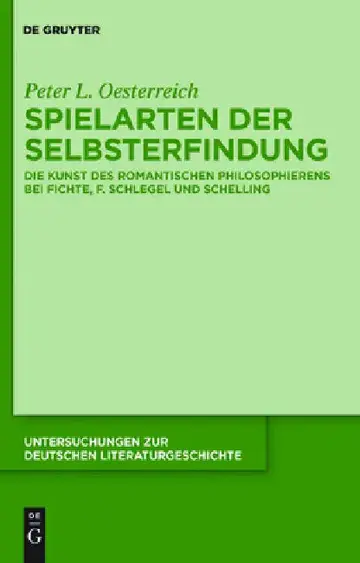Cover of Spielarten der Selbsterfindung