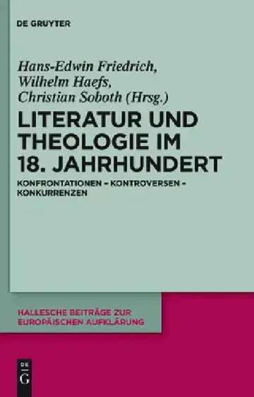 Cover of Literatur und Theologie im 18. Jahrhundert