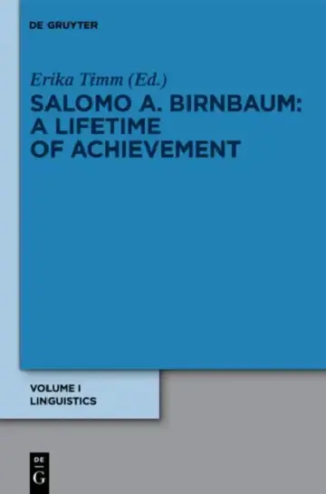 Cover of Linguistik / Linguistics