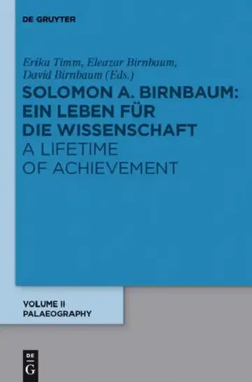 Cover of Paläographie / Palaeography