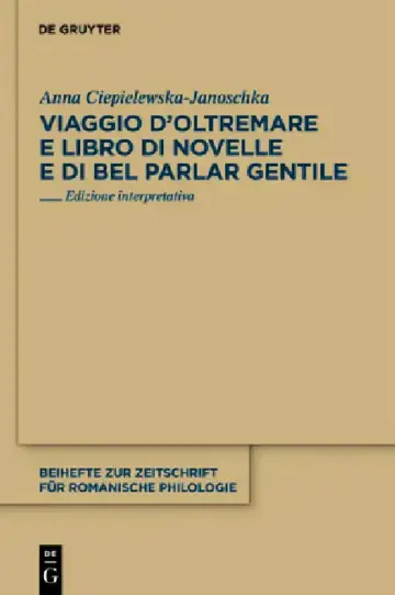 Cover of Viaggio d'Oltremare e Libro di novelle e di bel parlar gentile