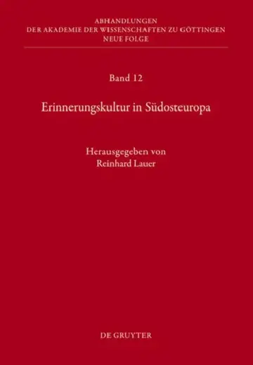 Cover of Erinnerungskultur in Südosteuropa
