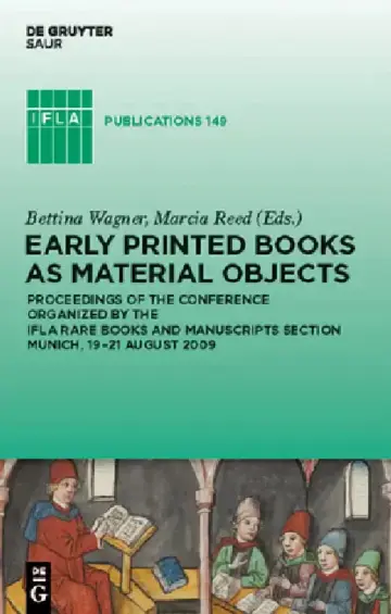 Cover of Early Printed Books as Material Objects