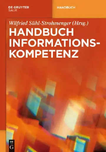 Cover of Handbuch Informationskompetenz