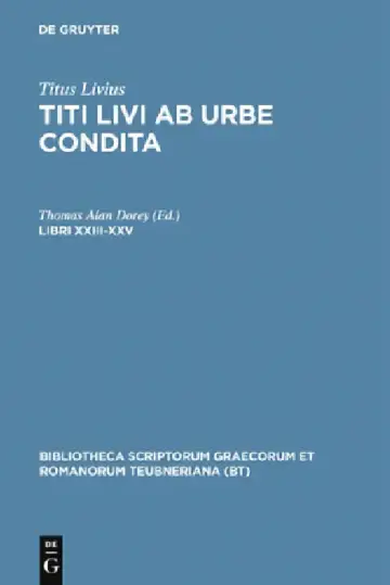 Cover of Libri XXIII-XXV