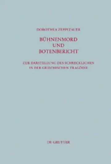 Cover of Bühnenmord und Botenbericht