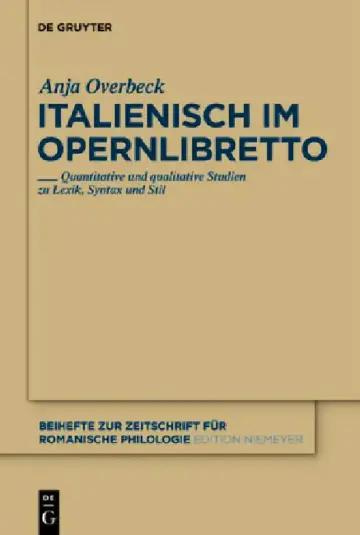 Cover of Italienisch im Opernlibretto