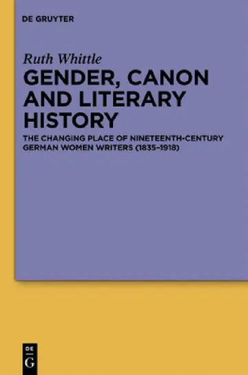 Cover of Gender, Canon and Literary History
