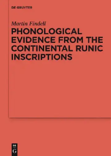 Cover of Phonological Evidence from the Continental Runic Inscriptions