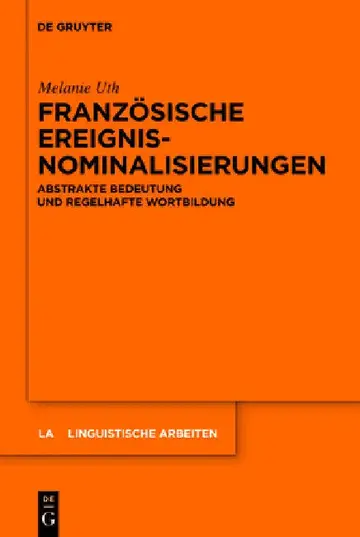Cover of Französische Ereignisnominalisierungen