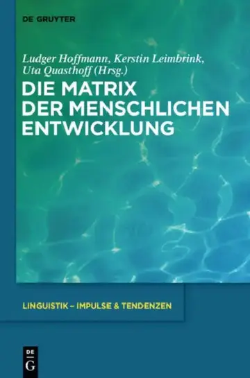 Cover of Die Matrix der menschlichen Entwicklung