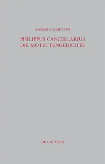 Cover of Philippus Cancellarius