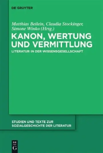 Cover of Kanon, Wertung und Vermittlung