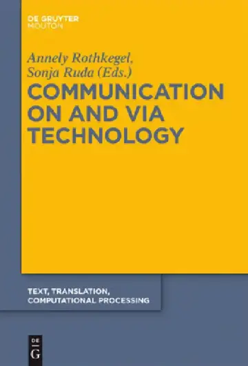 Cover of Communication on and Via Technology
