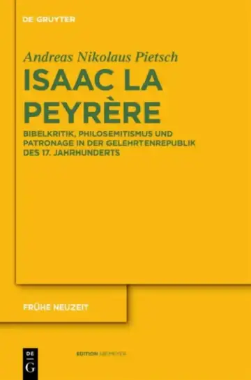 Cover of Isaac La Peyrère