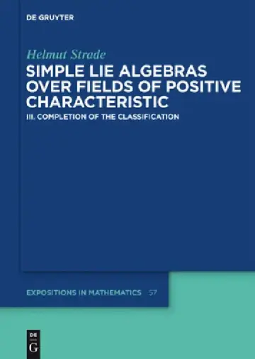 Cover of Completion of the Classification