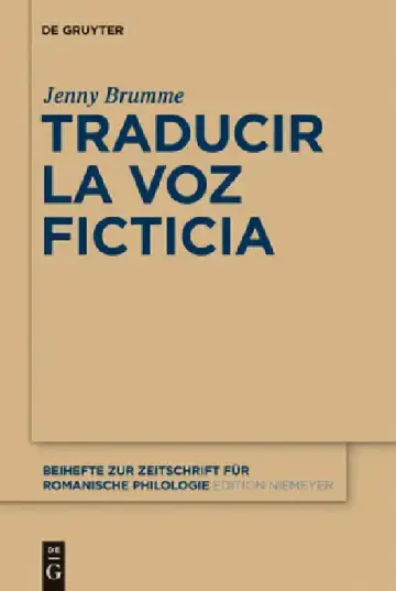 Cover of Traducir la voz ficticia