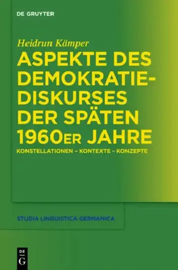 Cover of Aspekte des Demokratiediskurses der späten 1960er Jahre