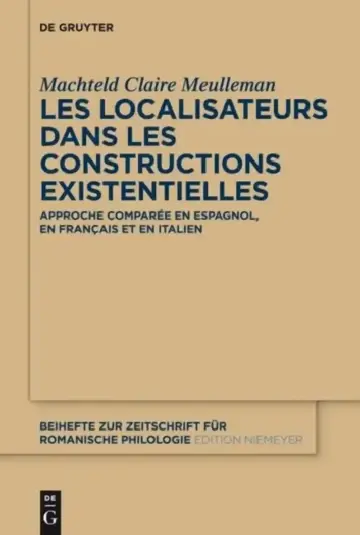 Cover of Les localisateurs dans les constructions existentielles