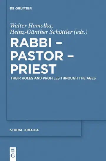 Cover of Rabbi - Pastor - Priest